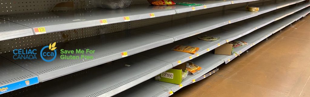 Empty Shelves & Save Me For Gluten Free logo